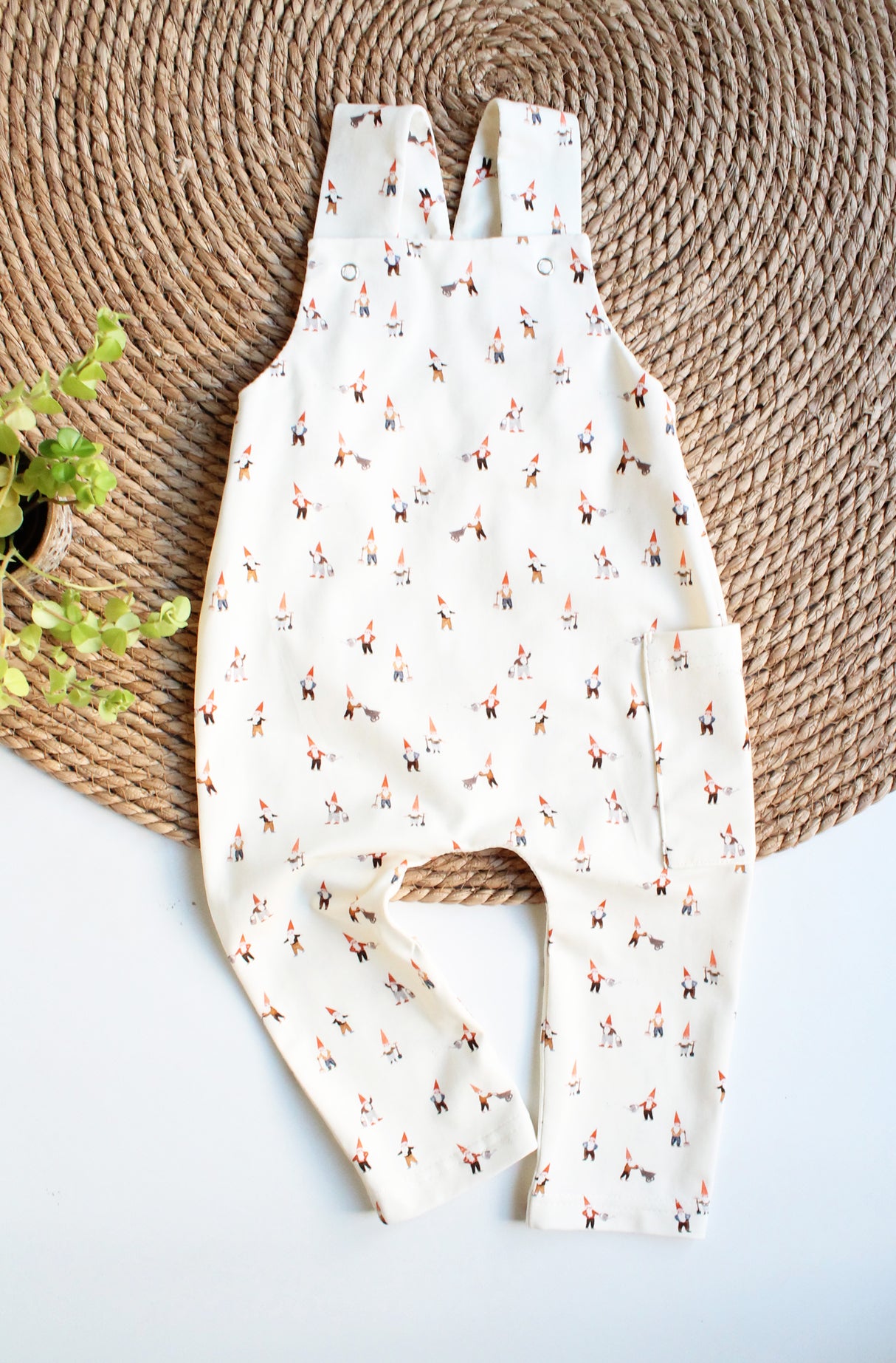 Tuinbroek Bobby met hippe print naar keuze