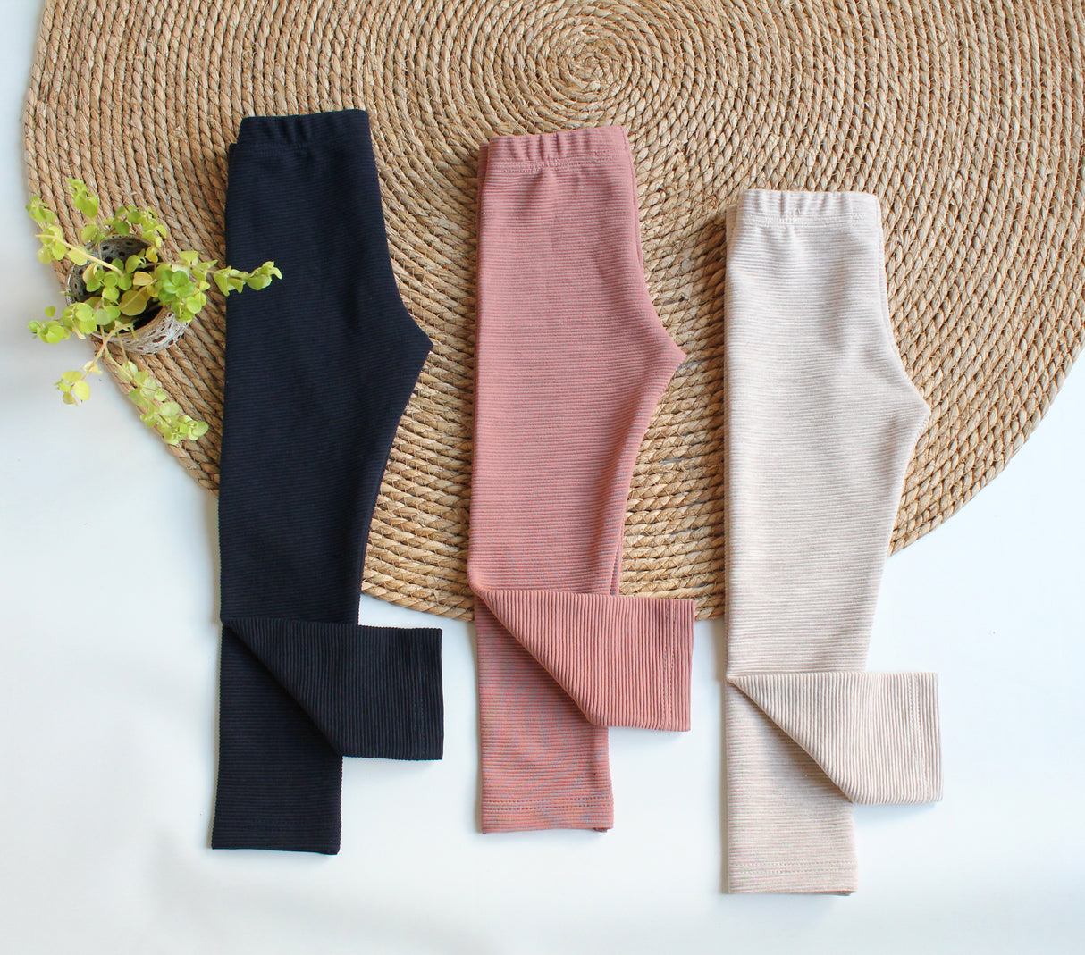 Legging grove rib