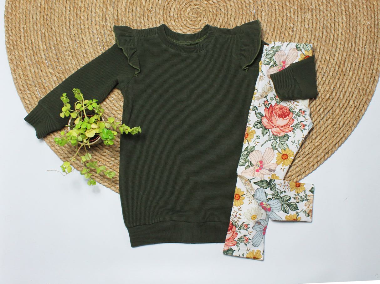 Sweaterjurk Sofie grove rib in kleur naar keuze