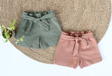 Short Vera grove rib in kleur naar keuze