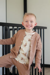 Vest Renee wafelstof