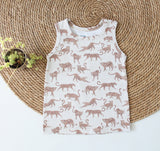 Tanktop Jamie met dierenprint naar keuze