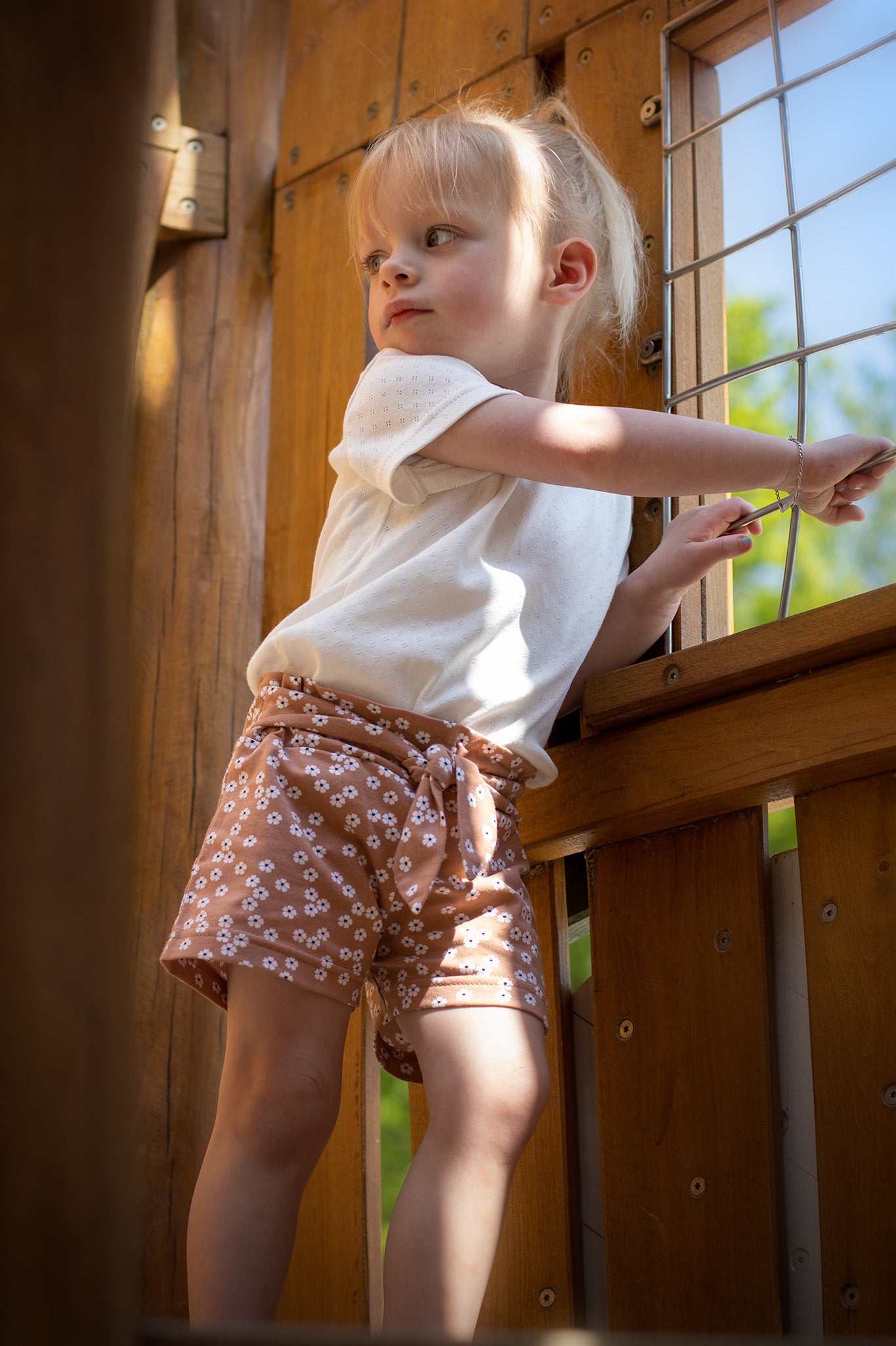 Short Vera met bloemenprint