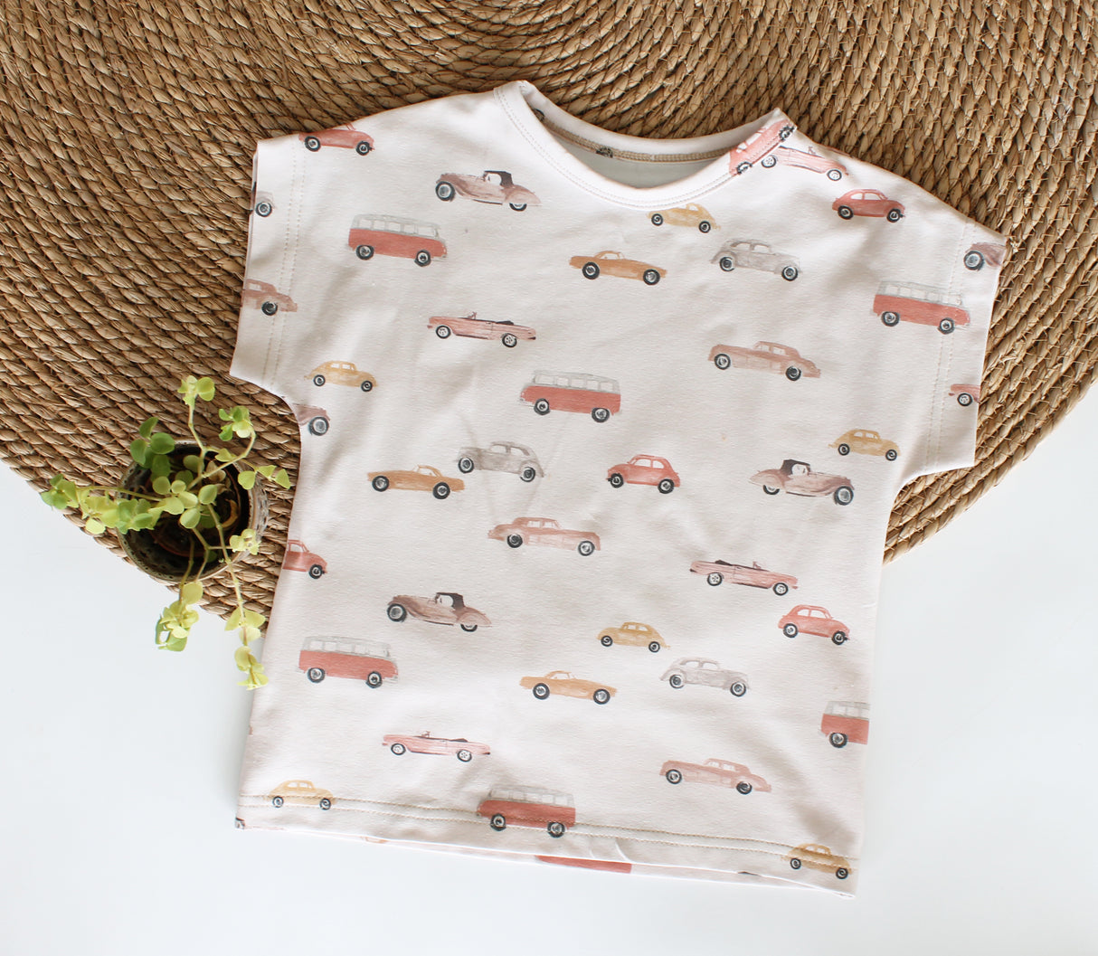 Oversized T-shirt Rowan in hippe print naar keuze