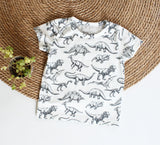 Basic T-shirt Sam in dierenprint naar keuze