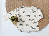 Loose fit longsleeve Nora met dierenprint naar keuze