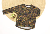 Loose fit longsleeve Nora met dierenprint naar keuze