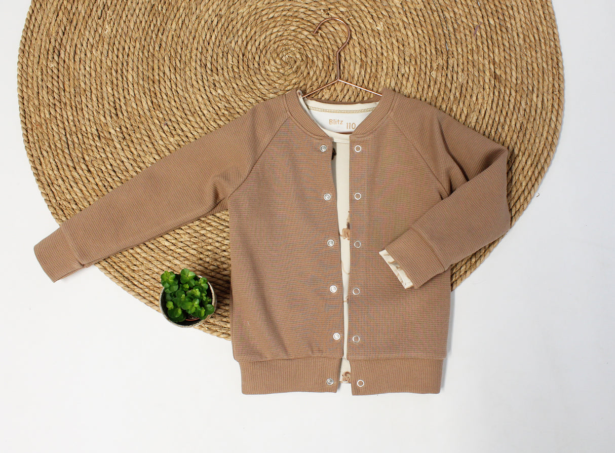 Vest Renee wafelstof