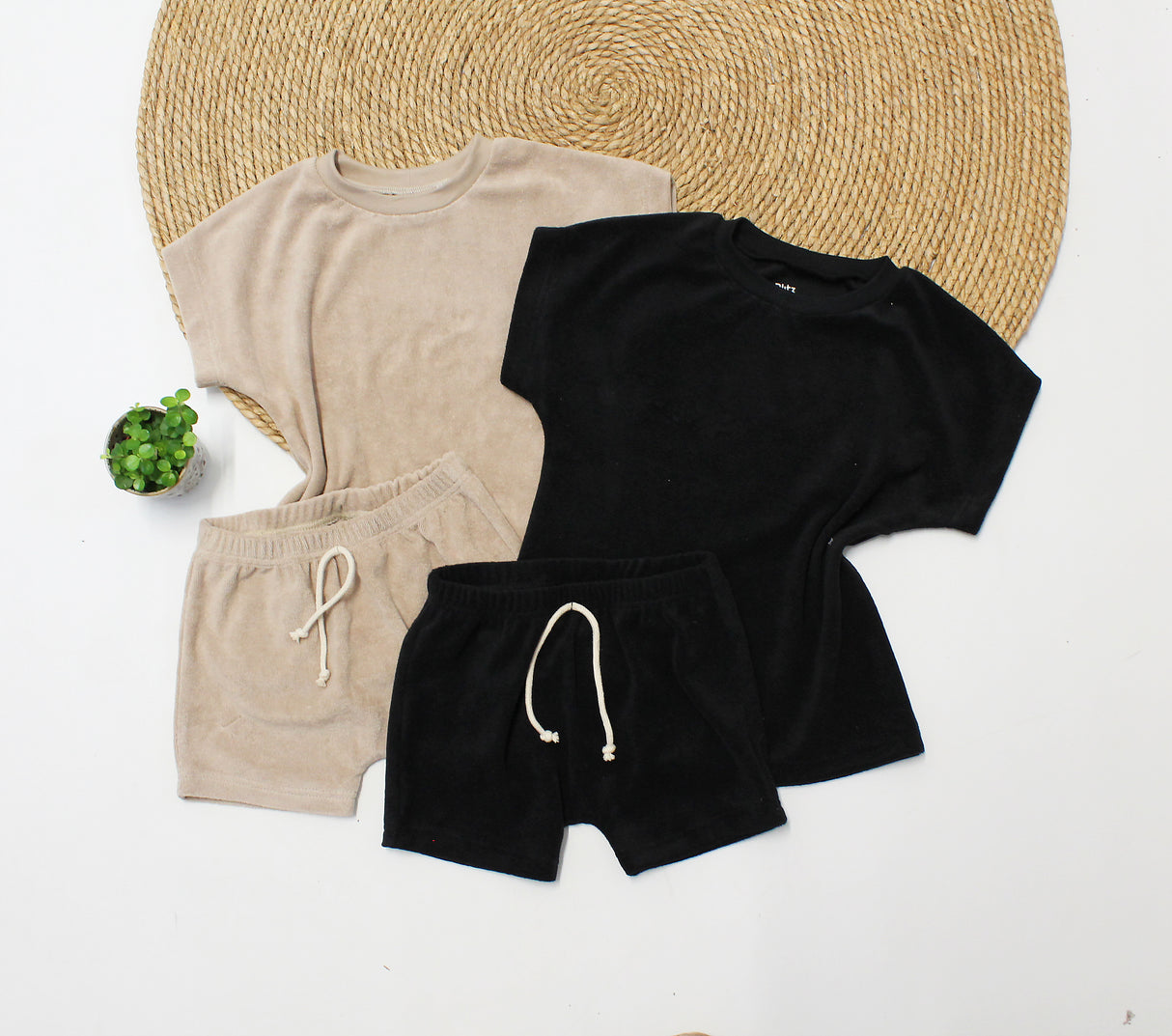 Oversized T-shirt Rowan badstof in verschillende kleuren