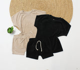 Oversized T-shirt Rowan badstof in verschillende kleuren
