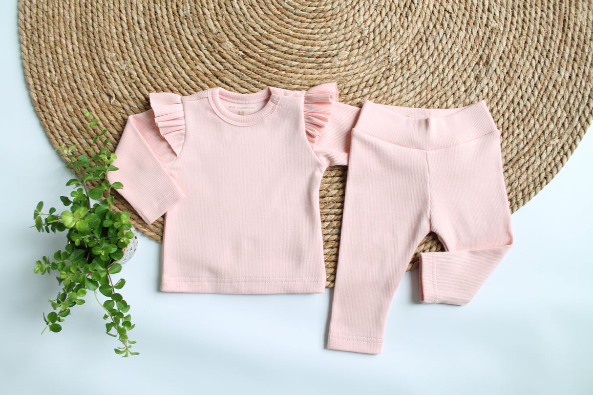 Basic Legging fijne rib in verschillende kleuren