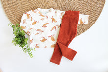 Afbeelding in Gallery-weergave laden, Legging brede rib roest
