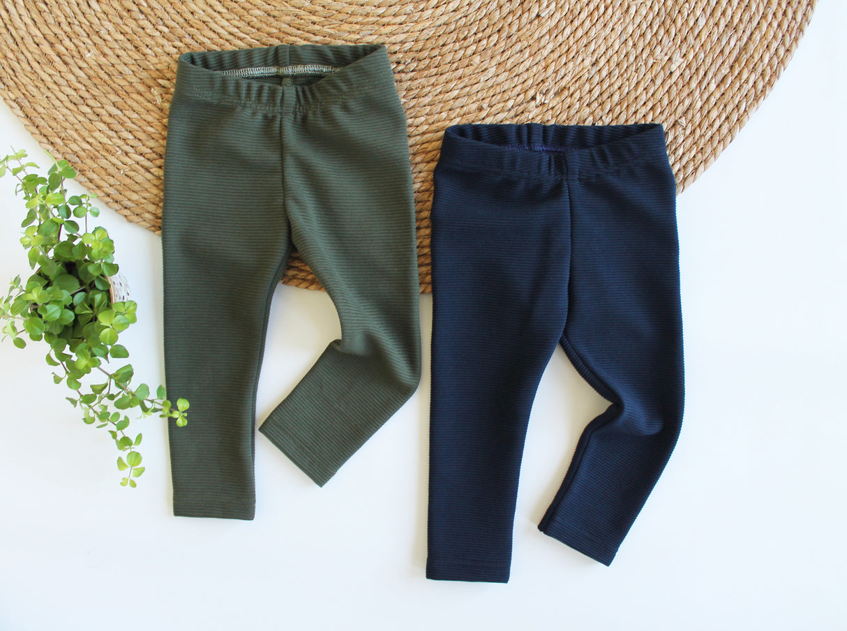 Legging grove rib