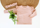 Basic Longsleeve Puck grove rib in kleur naar keuze