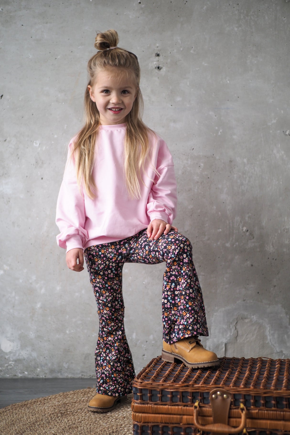Oversized Sweater River uni sweater in kleur naar keuze
