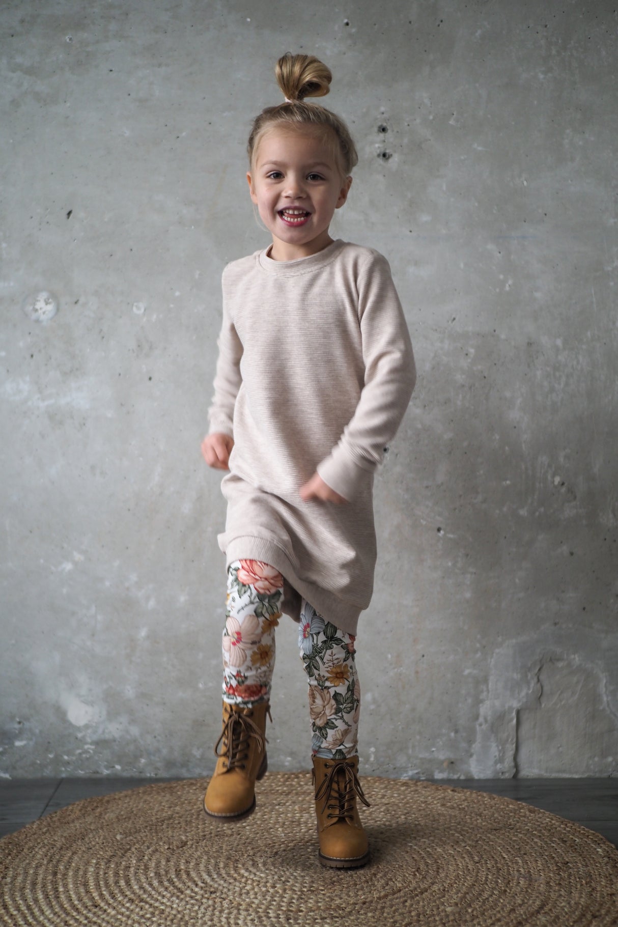 Sweaterjurk Sofie grove rib in kleur naar keuze