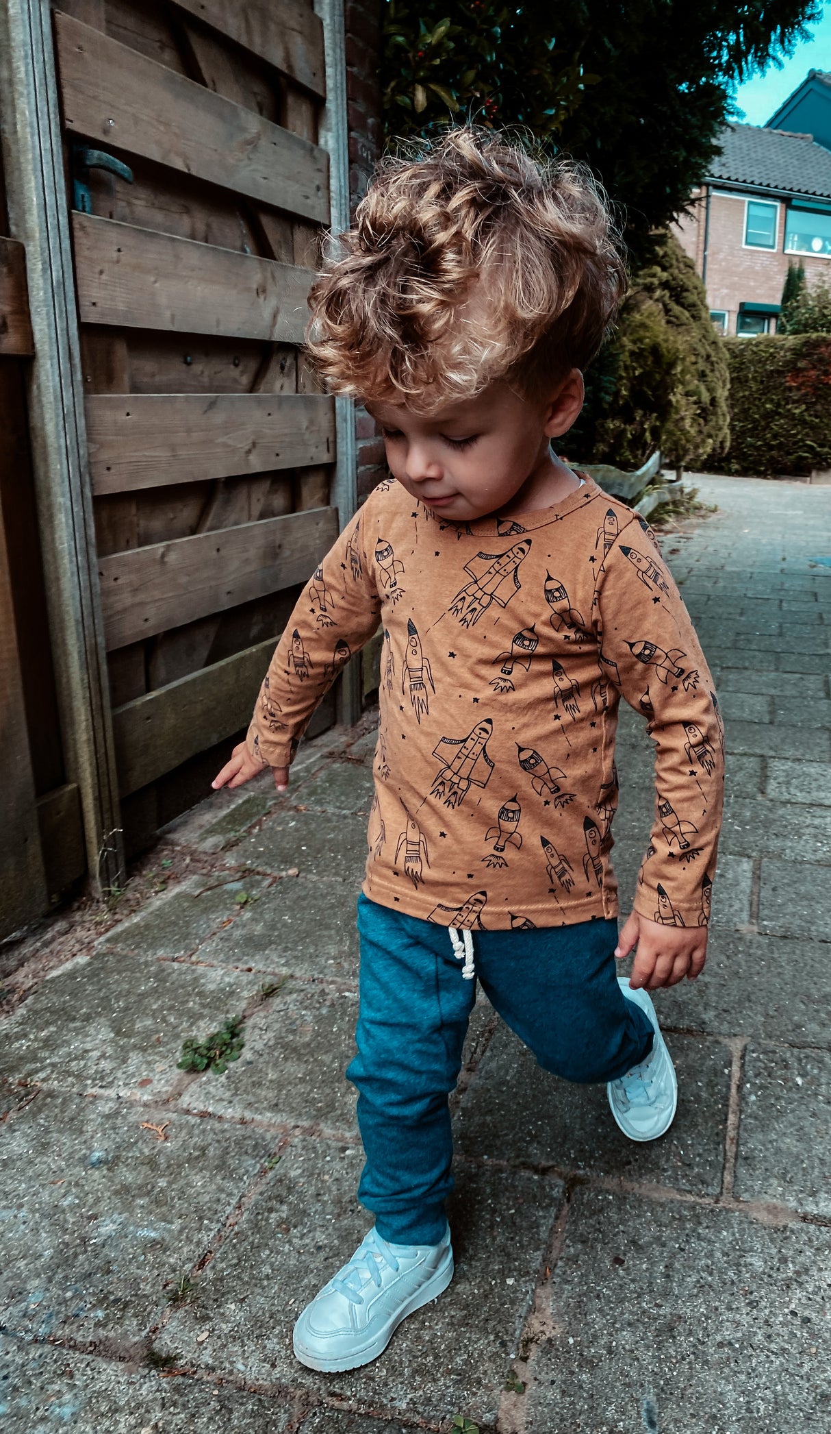 Joggingbroek Alex uni sweaterstof in kleur naar keuze