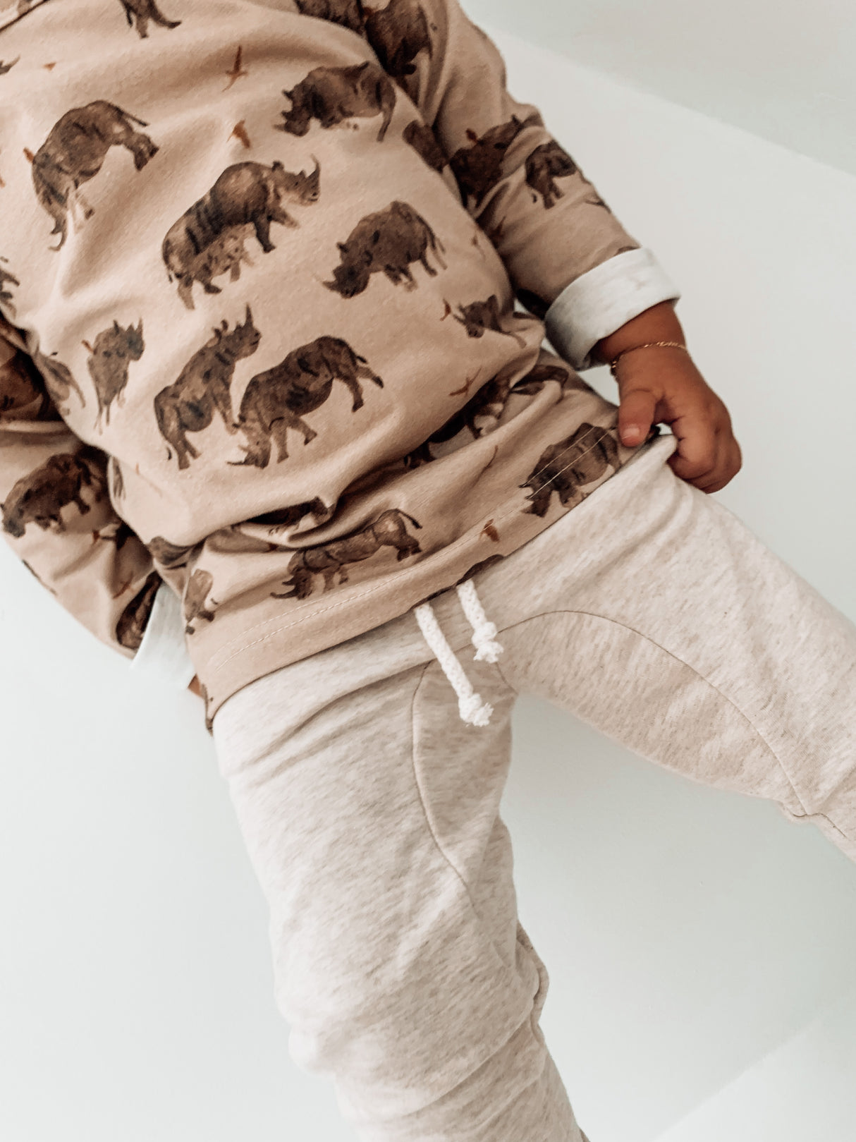 Joggingbroek Alex uni sweaterstof in kleur naar keuze